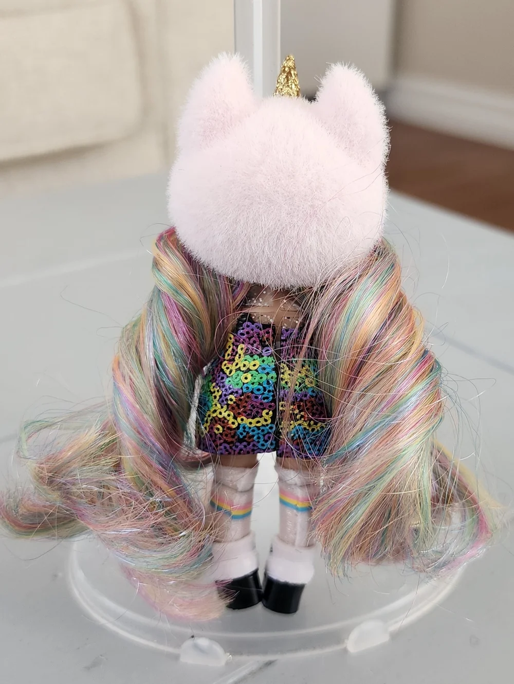MGA Na Na Na Surprise MINI 5" Britney Sparkle Unicorn Doll W/ Outfit & Shoes - Picture 3 of 4